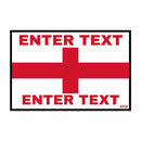 Flag Edition Custom Taxi Door Sign - English Flag - Taxi Products By MOGO