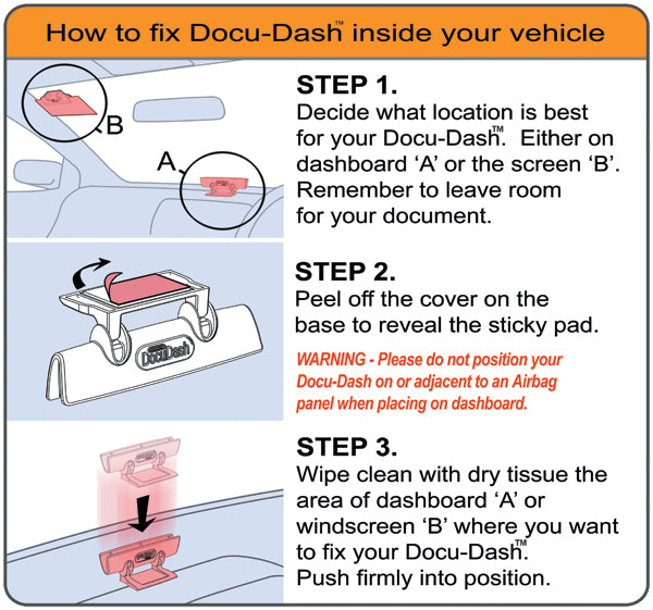 Docu-Dash Document Display System - Taxi Products By MOGO