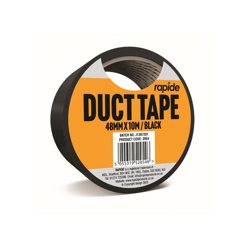 BLACK DUCT TAPE 48MM x 10M