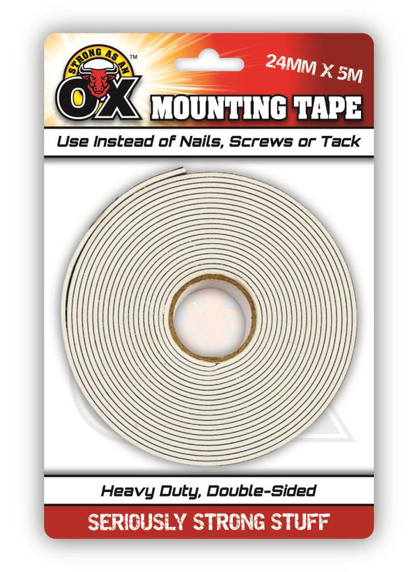 Strong As An Ox Heavy Duty Double Sided Mounting Tape from MOGO Your one Stop Shop For Taxi Drivers