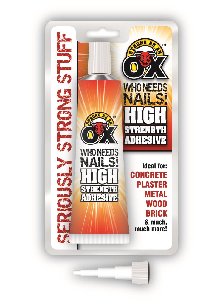 Strong As An Ox Who Needs Nails High Strength Adhesive from MOGO Your One Stop Shop For Taxi Drivers