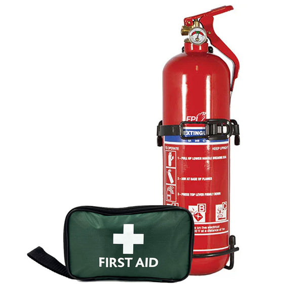 Safety Bundle 1: First Aid Kit & Fire Extinguisher