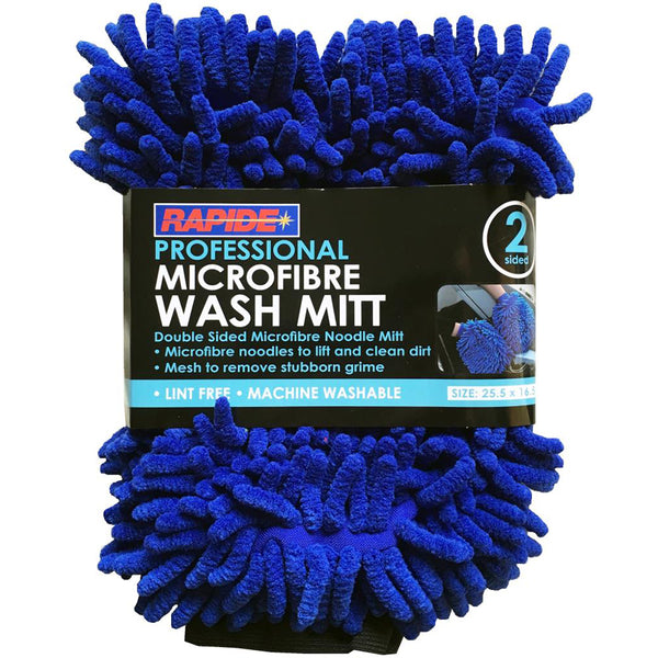 Double Sided Microfibre Noodle Wash Mitt from MOGO