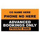 Custom Rectangle Taxi Door Sign Design 8 - MOGO