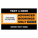 Custom Rectangle Taxi Door Sign With Logo Design 1 - MOGO