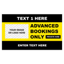 Custom Rectangle Taxi Door Sign With Logo Design 1 - MOGO