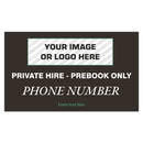 Custom Rectangle Taxi Door Sign With Logo Design 4 - MOGO