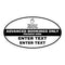 Custom Logo on Oval Taxi Door Sign - Advanced Booking Only - Taxi and Private Hire Vehicles Products By MOGO