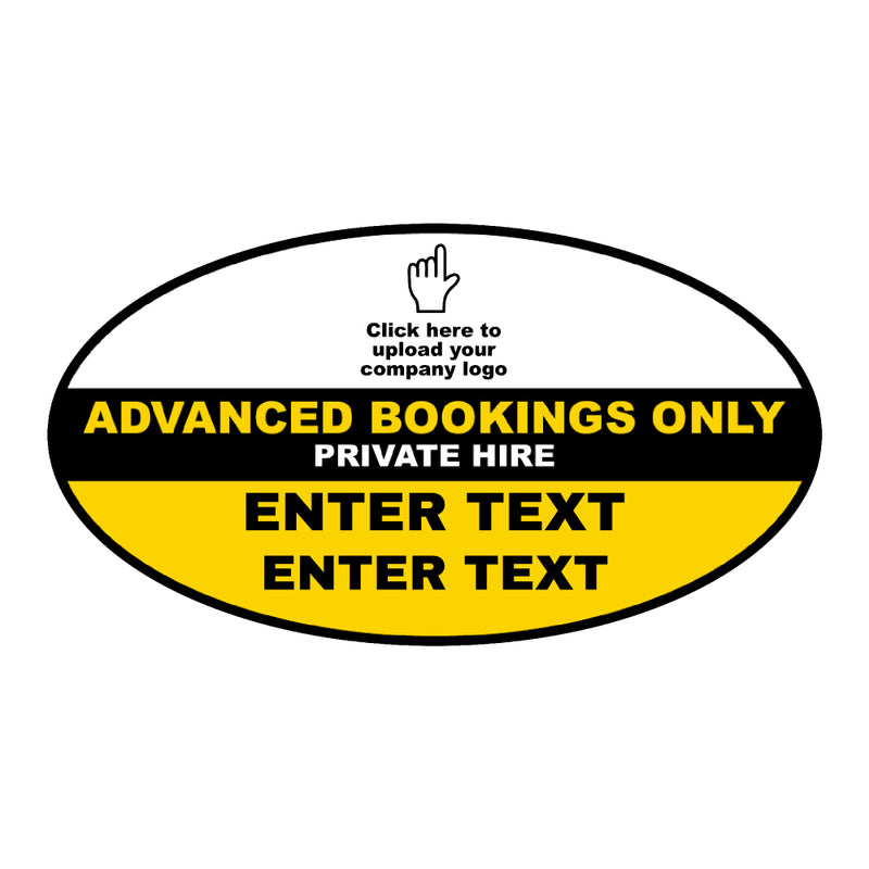 Custom Taxi Door Signs from MOGO - Magnetic Door Sign