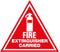 Fire Extinguisher Signage - Taxi and Private Hire Products From MOGO