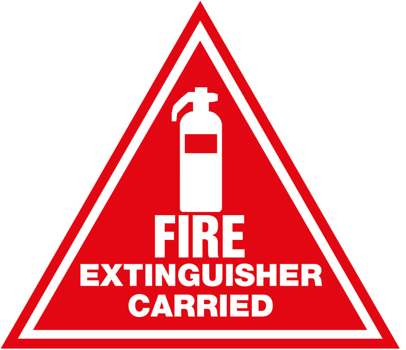 Fire Extinguisher Signage - Taxi and Private Hire Products From MOGO