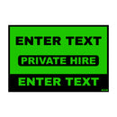 Custom Taxi Door Sign - Standard - Taxi Products By MOGO