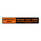 Custom Taxi Door Sign - Long Rectangle - Taxi and Private Hire Products By MOGO