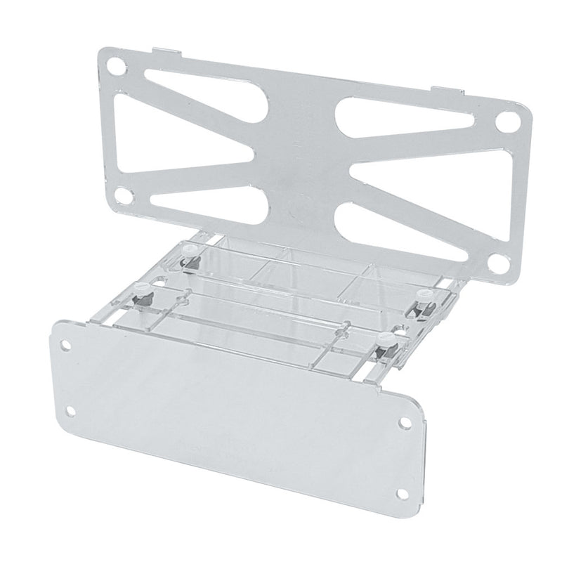 Rear Bracket - For Square or Small Licence Plates - Extra Adjustable - Taxi Products From MOGO