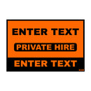Custom Taxi Door Sign - Standard - Taxi Products By MOGO Your one Stop shop for taxi and private hire products