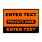 Custom Taxi Door Sign - Standard - Taxi Products By MOGO Your one Stop shop for taxi and private hire products