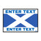 Flag Edition Custom Taxi Door Sign - Scottish Flag - Taxi Products By MOGO your one stop shop for taxi and private hire vehicles
