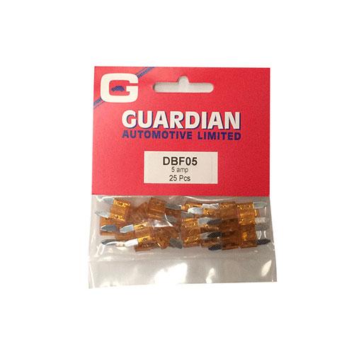 Mini Blade Fuses In Various Sizes - 25 Pcs