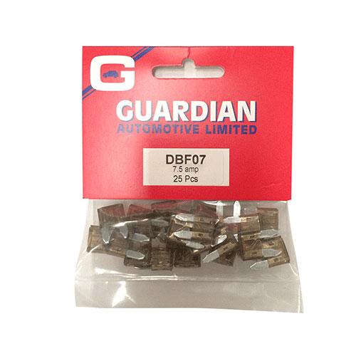 Mini Blade Fuses In Various Sizes - 25 Pcs