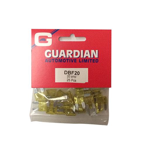 Mini Blade Fuses In Various Sizes - 25 Pcs