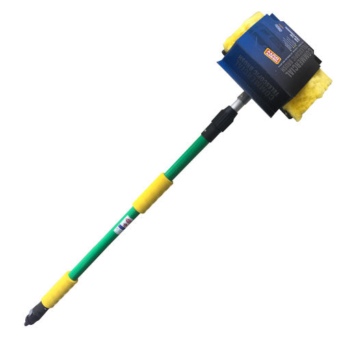 Telescopic Car/Van Wash Brush 1.8M (Green Handle) - Taxi Products From MOGO Your One Stop Shop For Private Hire Products 