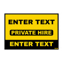 Custom Taxi Door Sign - Standard - Taxi Products By MOGO Your One Stop Shop for Taxi and Private Hire products