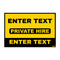 Custom Taxi Door Sign - Standard - Taxi Products By MOGO Your One Stop Shop for Taxi and Private Hire products