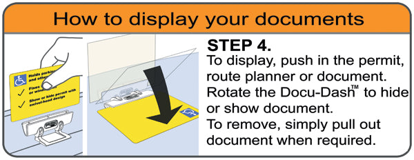 Docu-Dash Document Display System - Taxi Products By MOGO