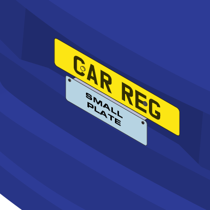 Rear/Front Bracket - For Small Licence Plates - Taxi Products From MOGO